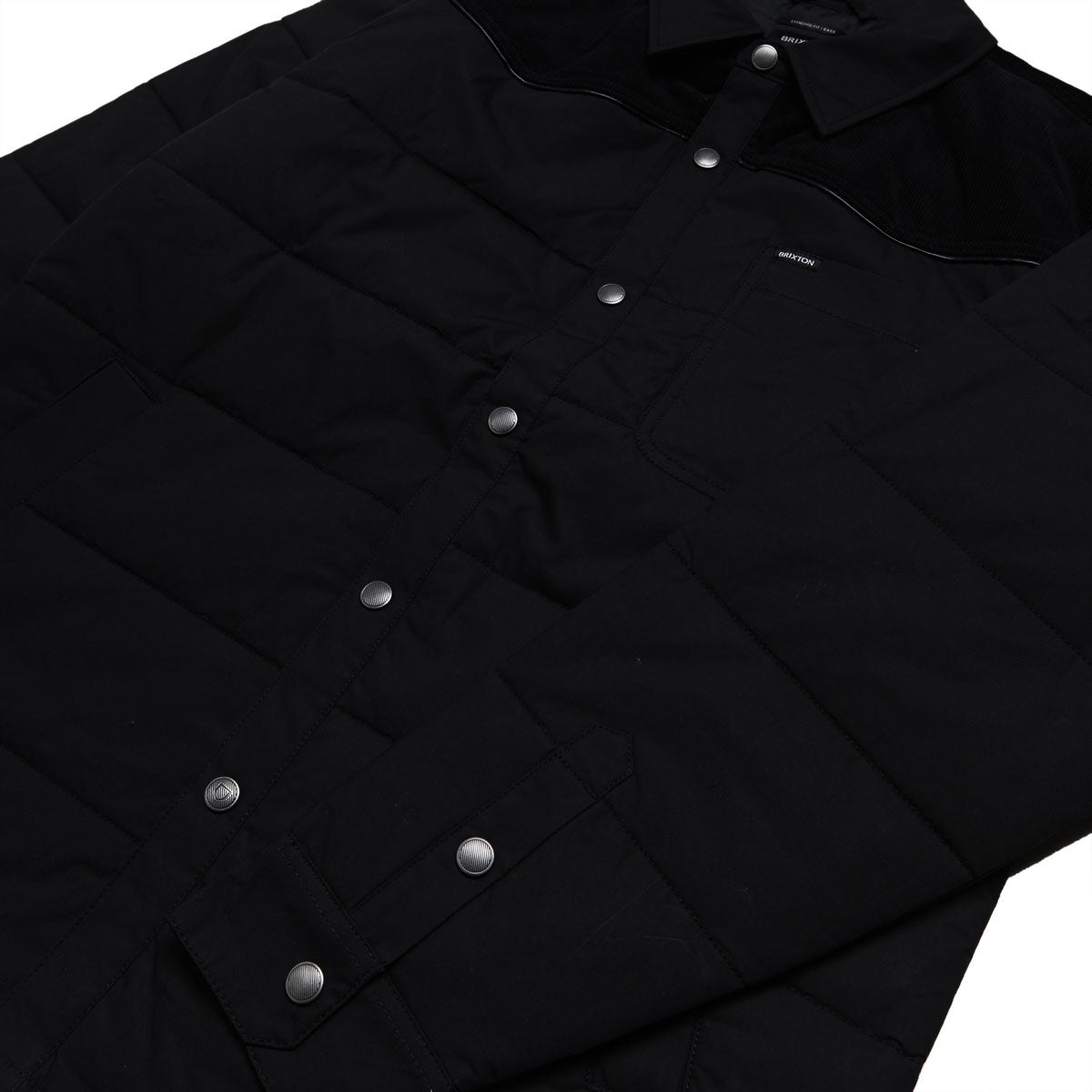 Brixton Cass Jacket - Black/Black Cord image 3