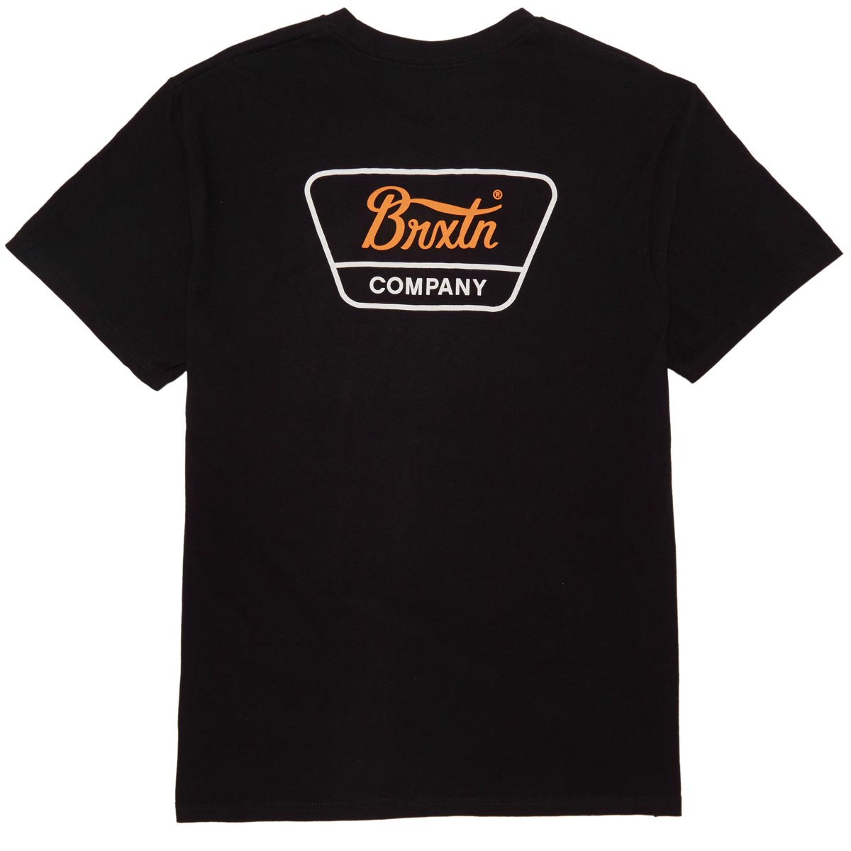 Brixton Linwood T-Shirt - Black/Orange/Washed Black image 1