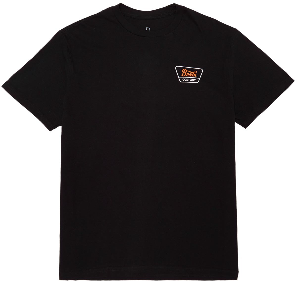 Brixton Linwood T-Shirt - Black/Orange/Washed Black image 2