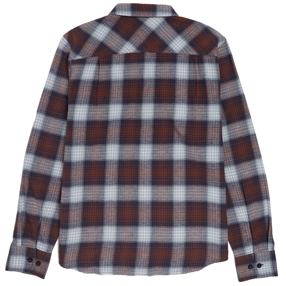 Brixton Bowery Lightweight Ultra Flannel Shirt - Washed Navy/Dusty Blue image 2