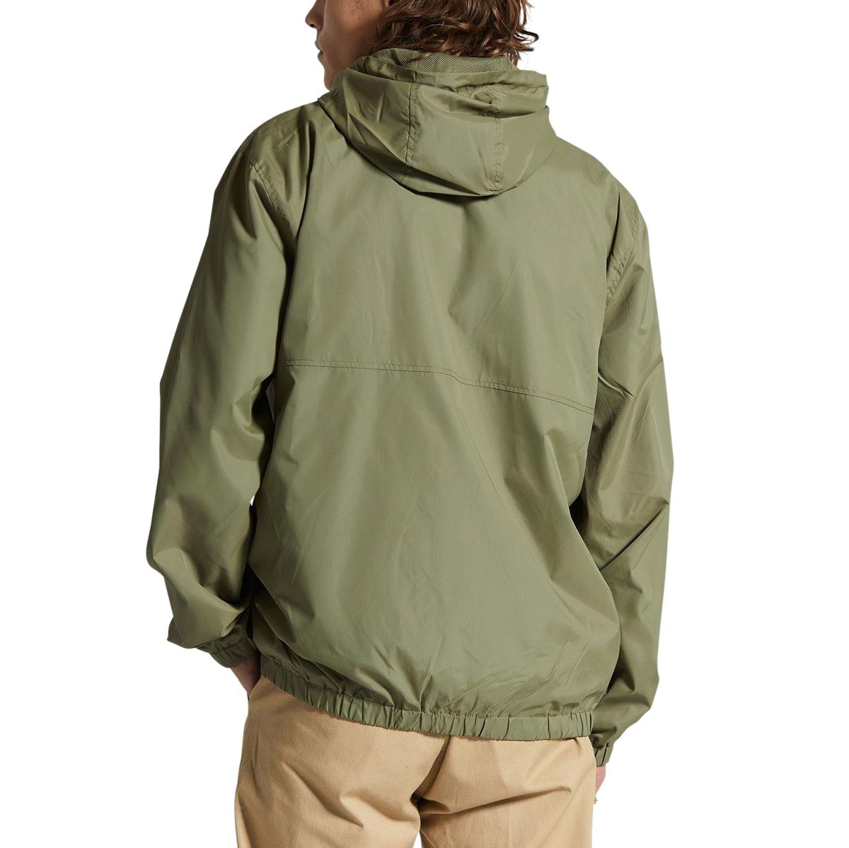 Brixton Claxton Crest Lw Zip Hooded Jacket - Olive Surplus image 2