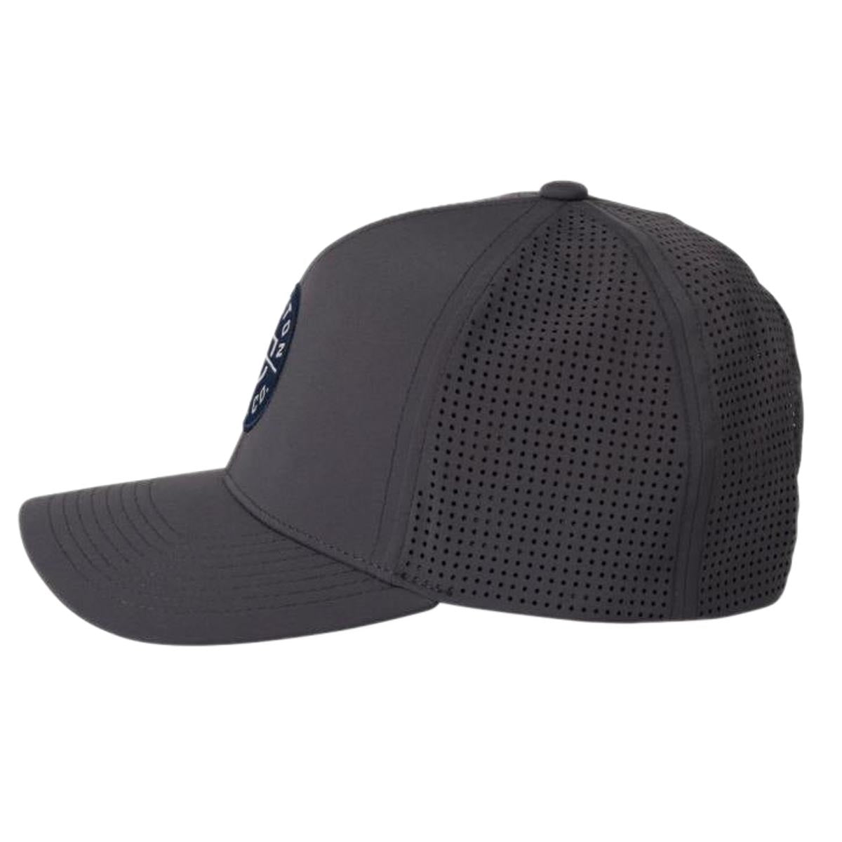 Brixton Crest X Mp Snapback Hat - Charcoal/Navy image 3