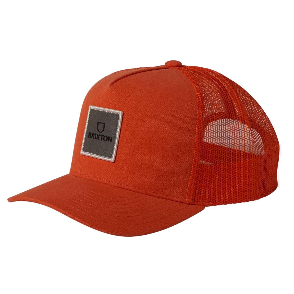 Brixton Alpha Block X C Mp Mesh Hat - Orange/Orange image 1