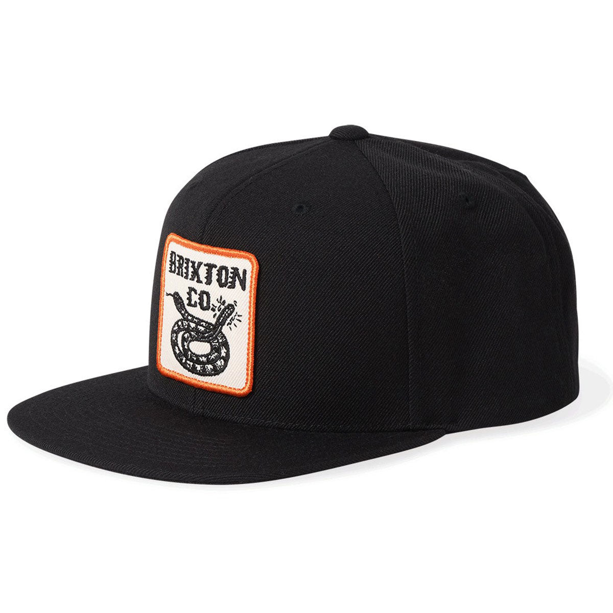 Brixton Homer Mp Snapback Hat - Black image 1
