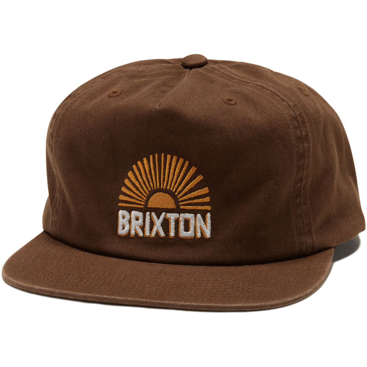 Brixton Sol Hp Snapback Hat - Brown Sol Wash image 1