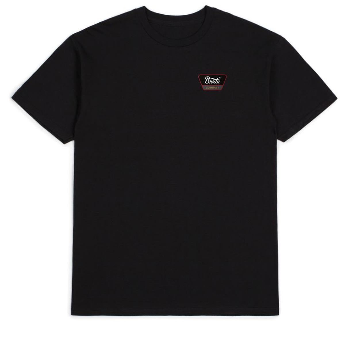 Brixton Linwood T-Shirt - Black/Casa Red/White image 1