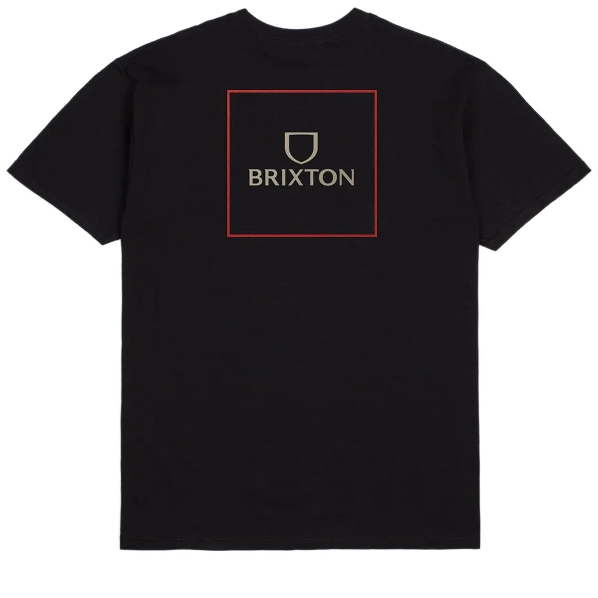 Brixton Alpha Square T-Shirt - Black/Casa Red/Sand image 1