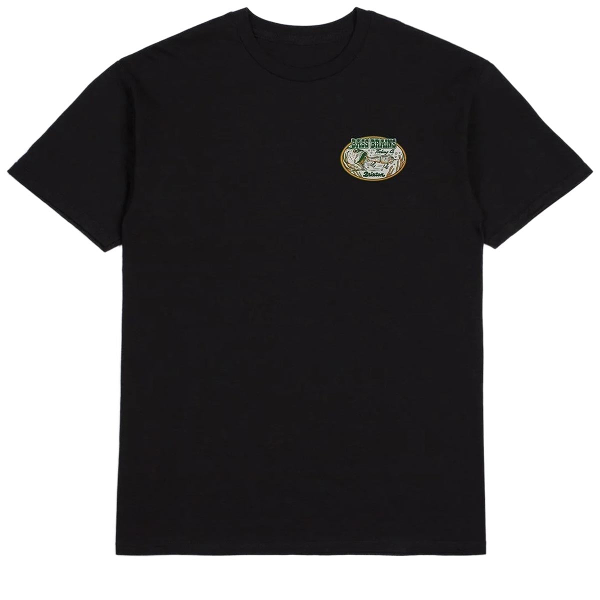 Brixton Bass Brains Swim T-Shirt - Black image 2