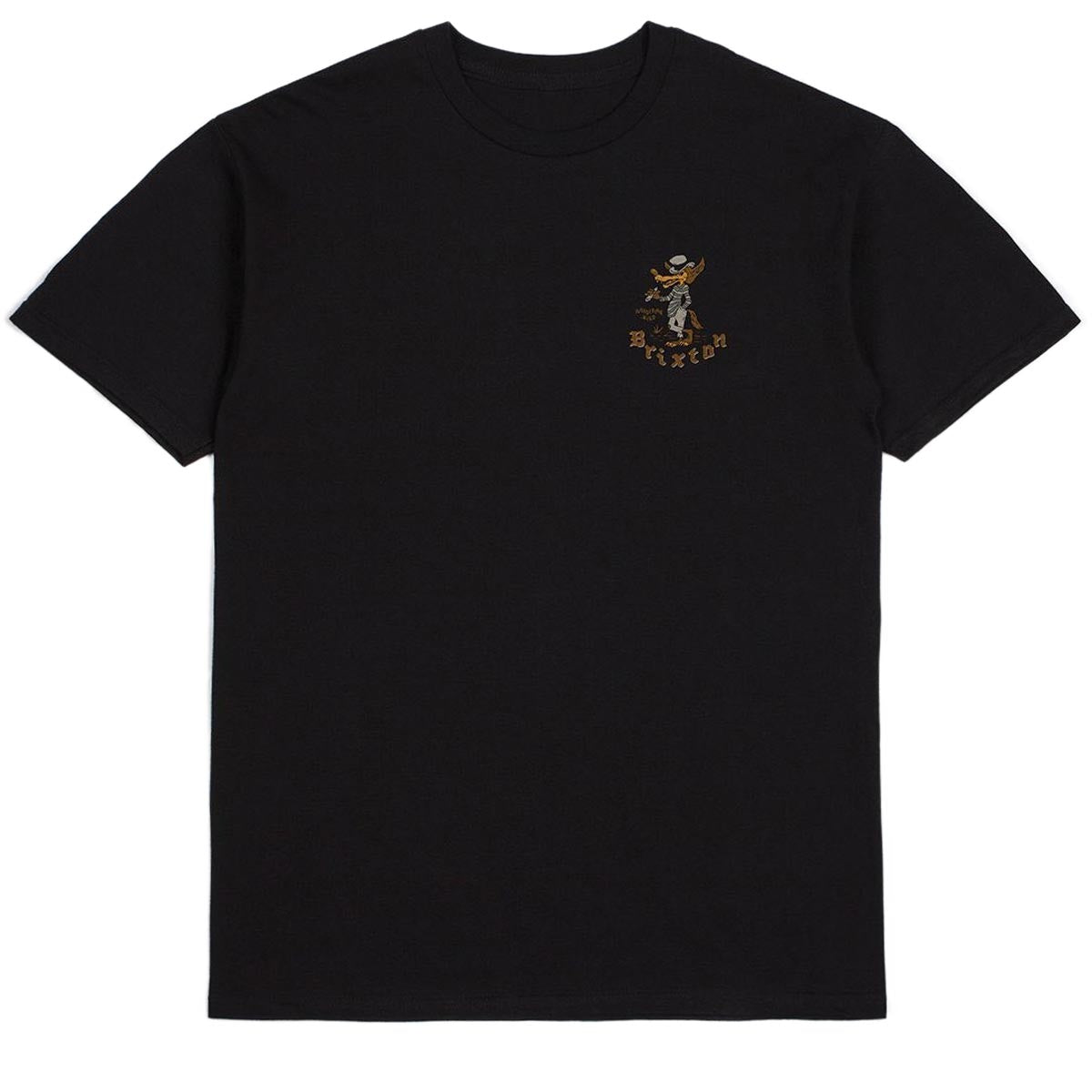 Brixton Oakwood T-Shirt - Black Worn Wash image 2