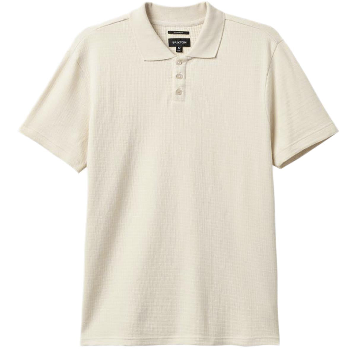 Brixton Waffle Polo Knit Shirt - Whitecap image 3