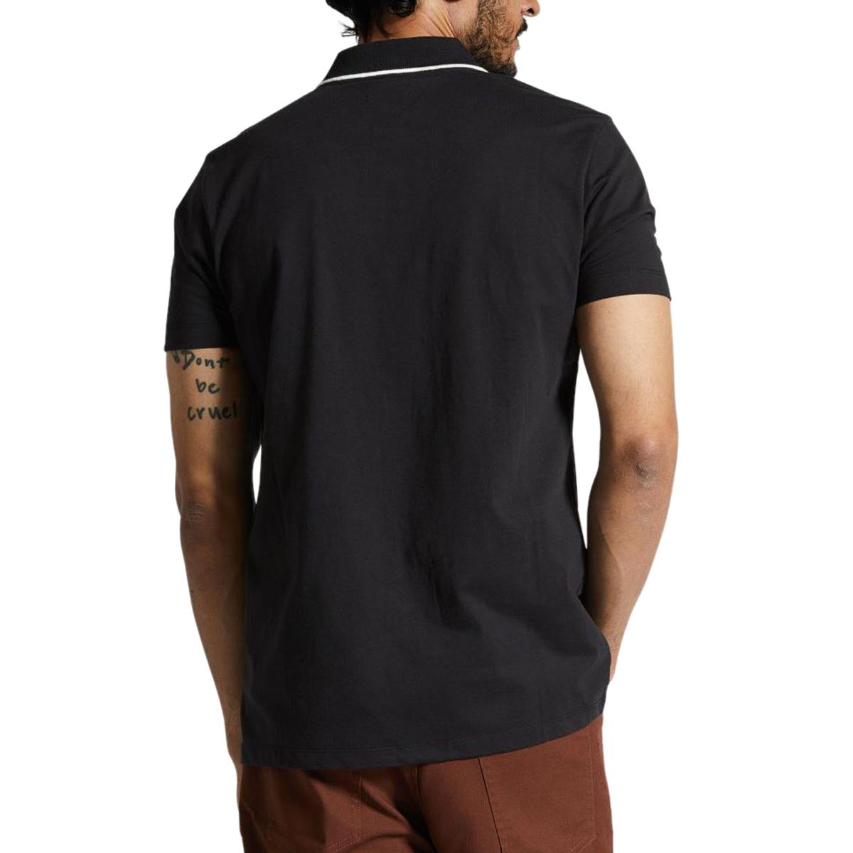 Brixton Mod Flex Polo Shirt - Black image 2