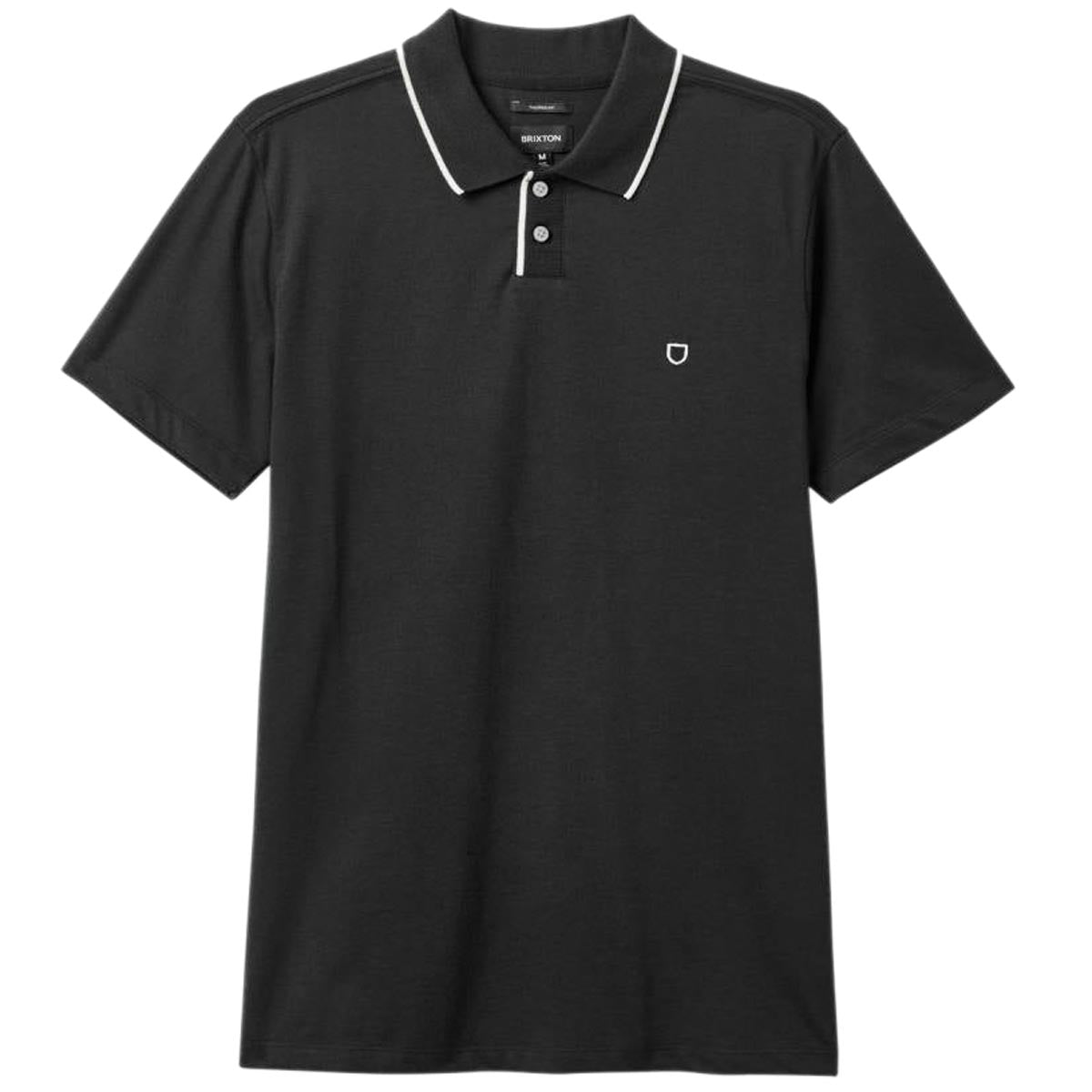 Brixton Mod Flex Polo Shirt - Black image 3