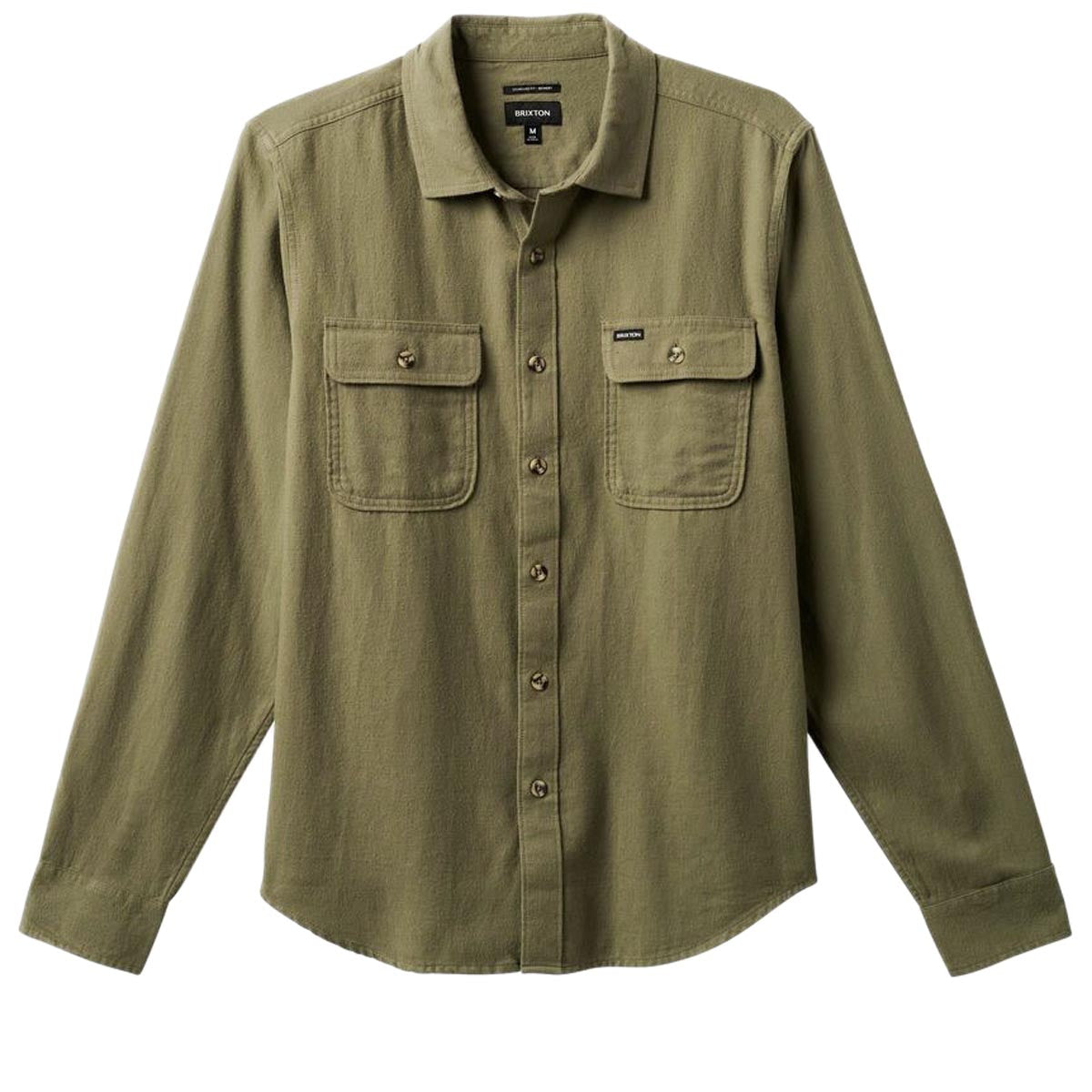 Brixton Bowery Lw Ultra Flannel Shirt - Olive Surplus image 2