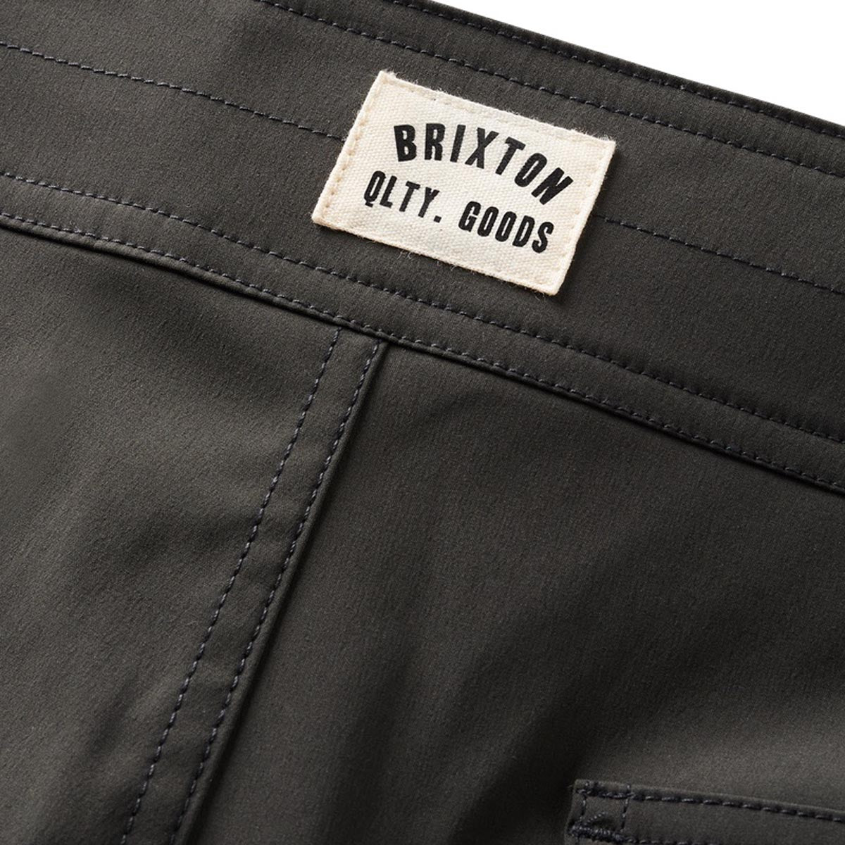 Brixton 60's Stretch Board Shorts - Washed Black/Charcoal image 3