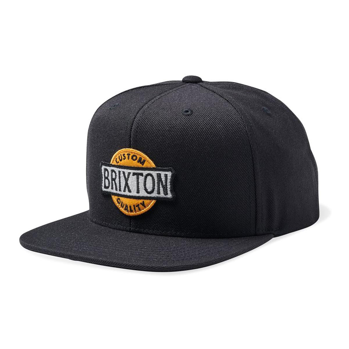 Brixton Wendall Mp Snapback Hat - Black image 1