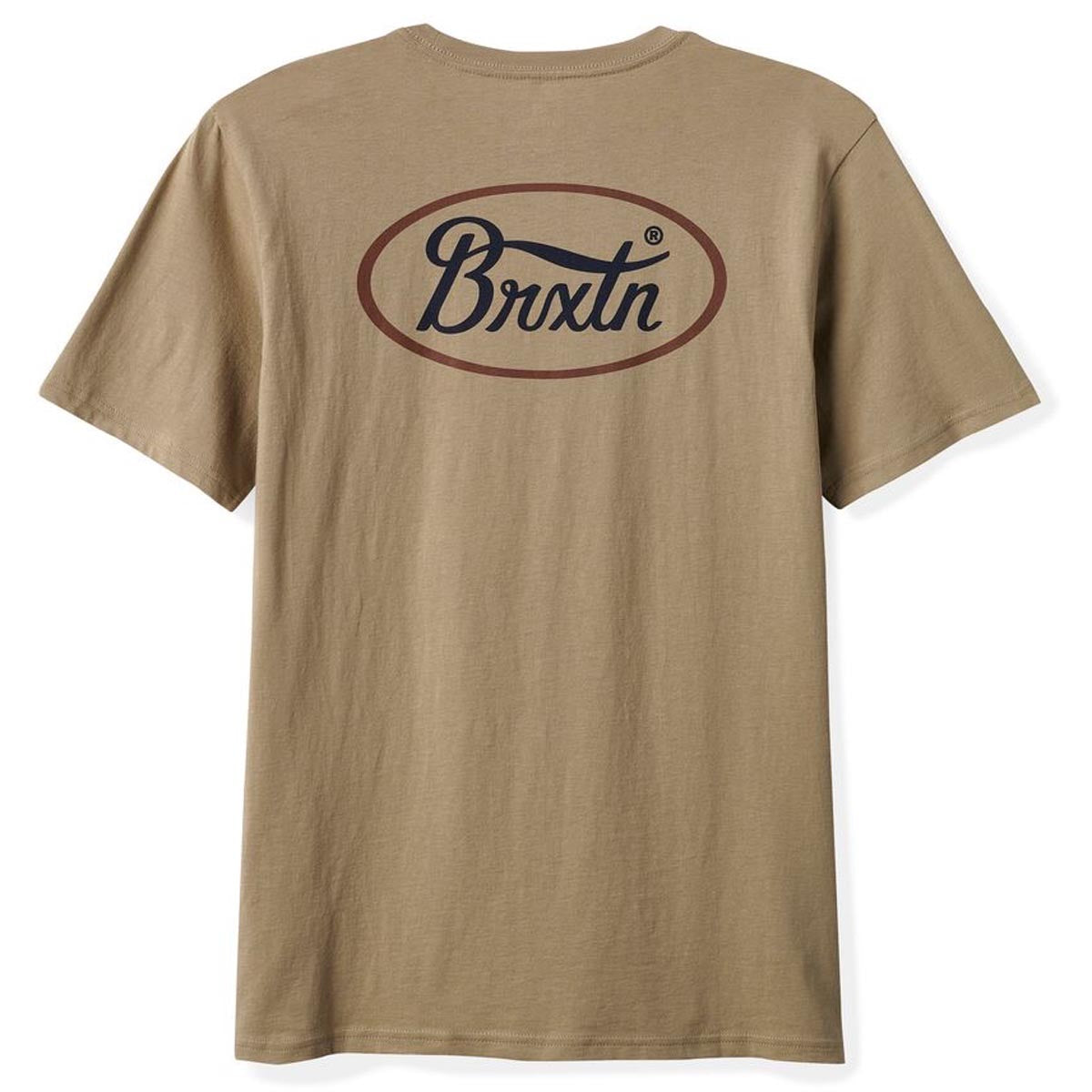 Brixton Parsons T-Shirt - Oatmeal/Washed Navy/Sepia image 2