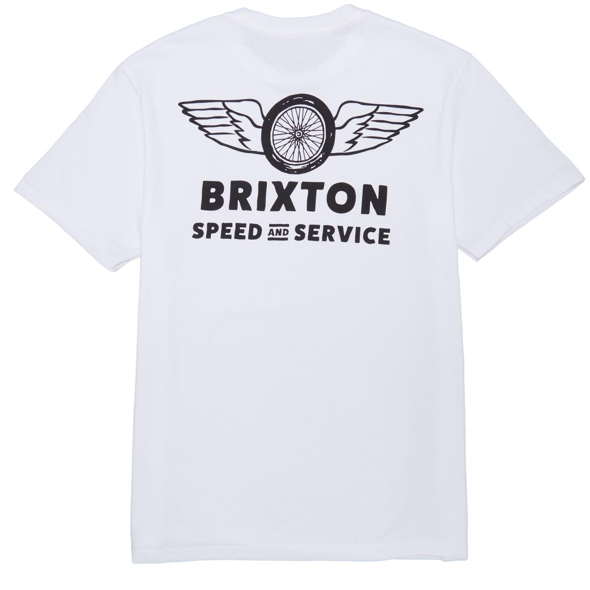 Brixton Spoke T-Shirt - White image 1