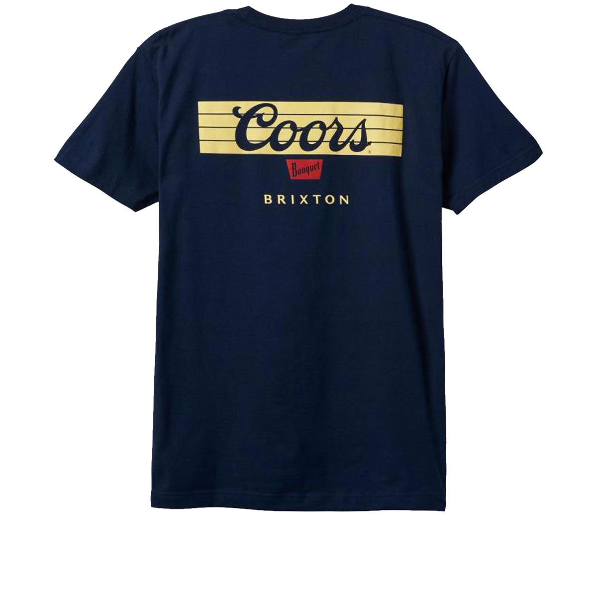 Brixton x Coors Bar T-Shirt - Navy image 1