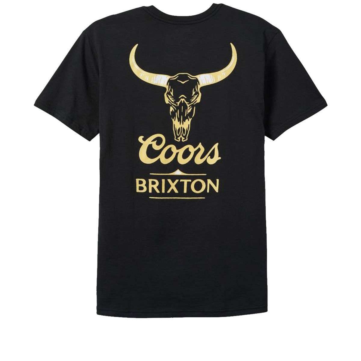 Brixton x Coors Bull T-Shirt - Black image 1