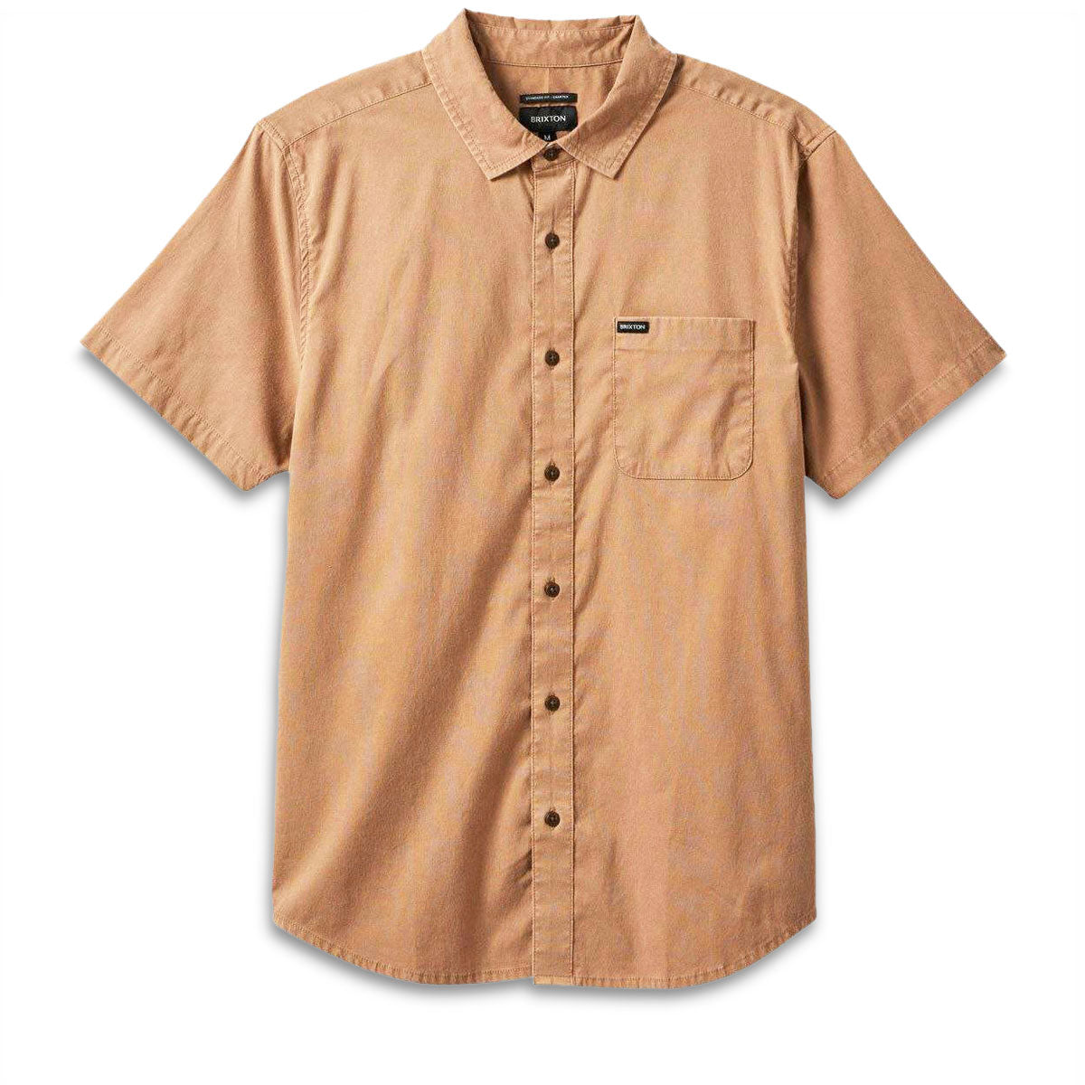 Brixton Charter Sol Wash Woven Shirt - Burro Brown Sol Wash image 3