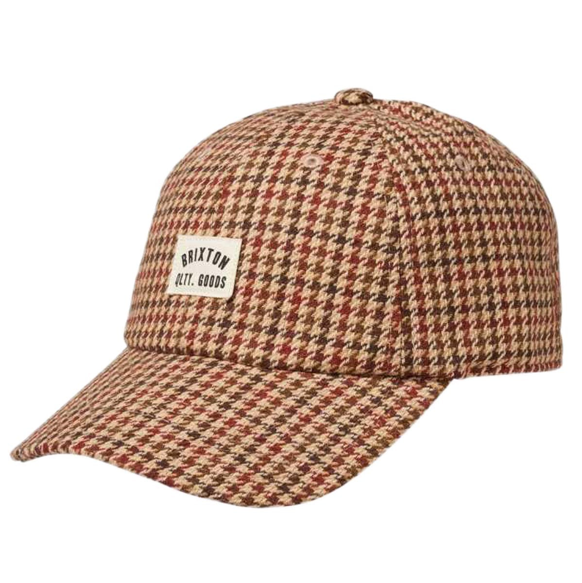 Brixton Woodburn Lp Adjustable Hat - Tiger's Eye/Brown Houndstooth image 1