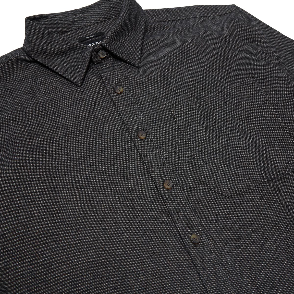 Brixton Selden Long Sleeve Over Shirt - Mixed Tweed image 3