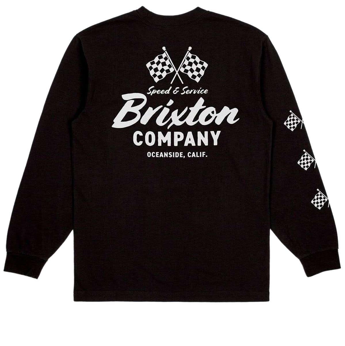 Brixton Wayburn Long Sleeve T-Shirt - Black image 1