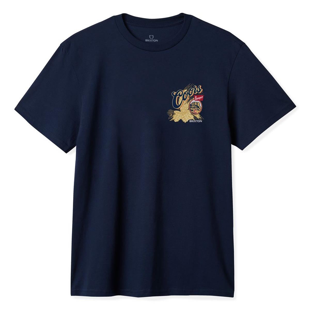 Brixton x Coors Hops T-Shirt - Navy image 2