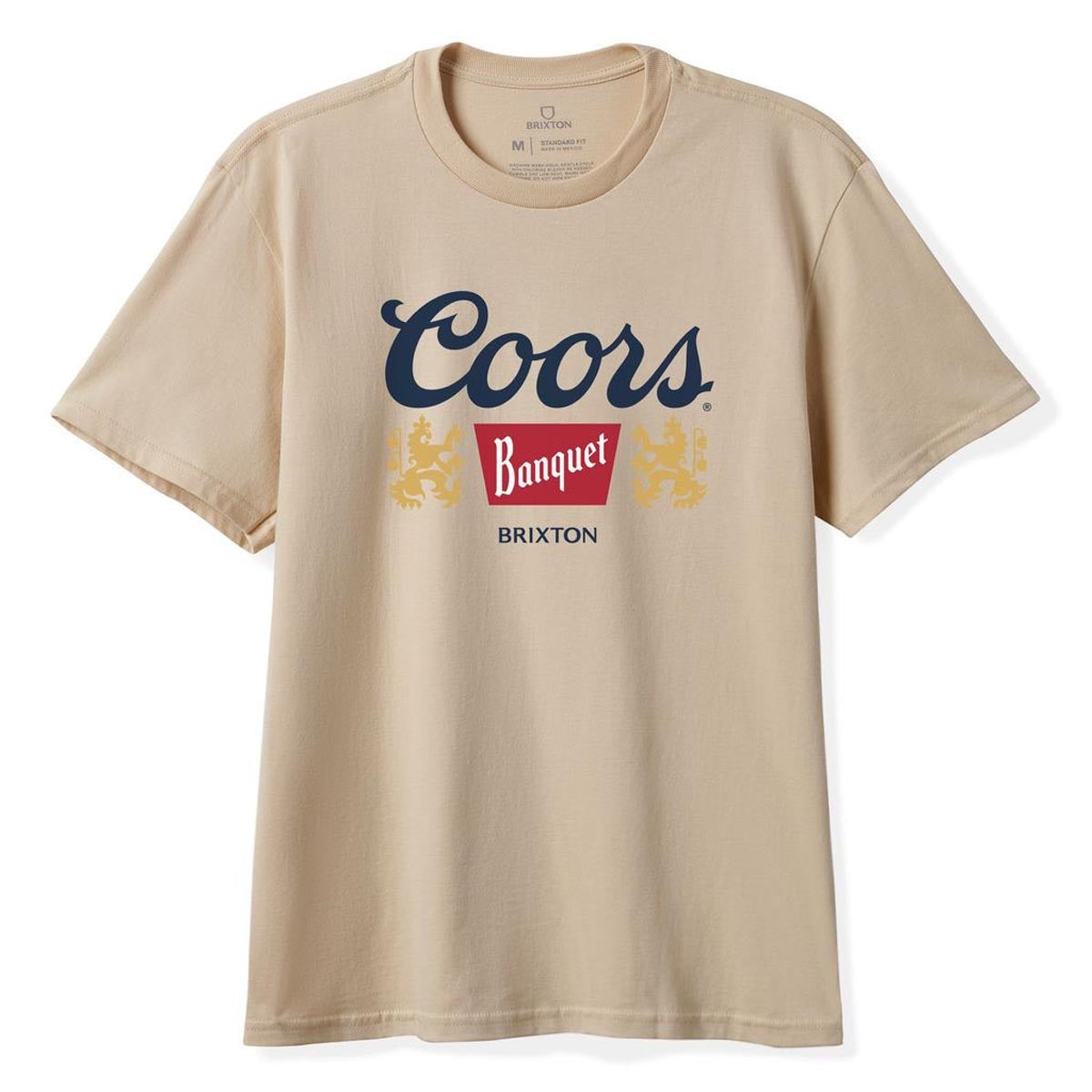 Brixton x Coors Griffin T-Shirt - Cream image 1