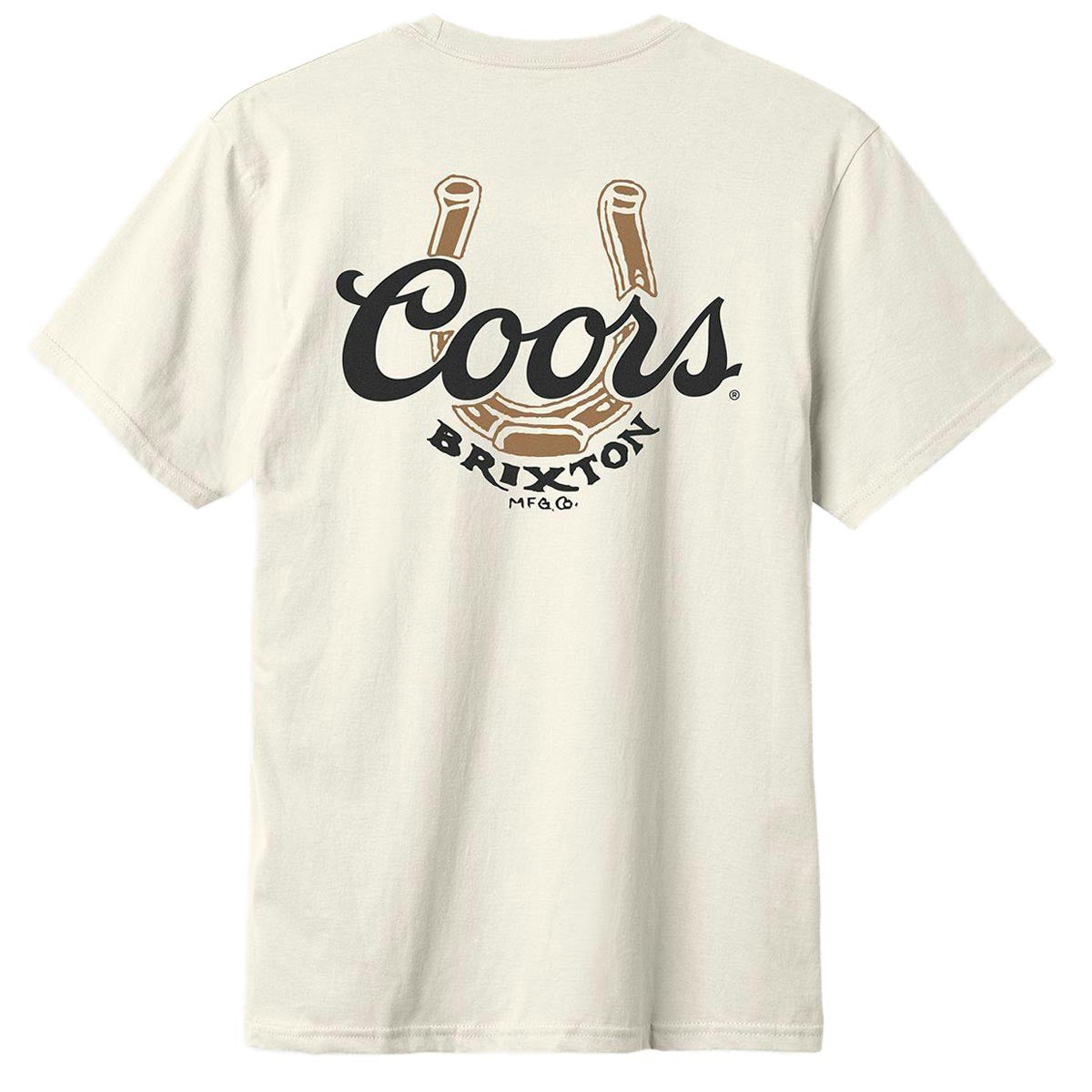 Brixton x Coors Luck T-Shirt - Natural image 1