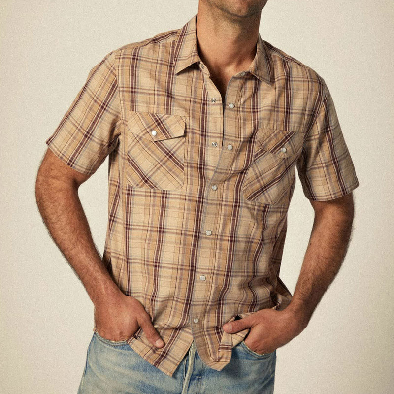 Brixton Wayne Shirt - Western Plaid