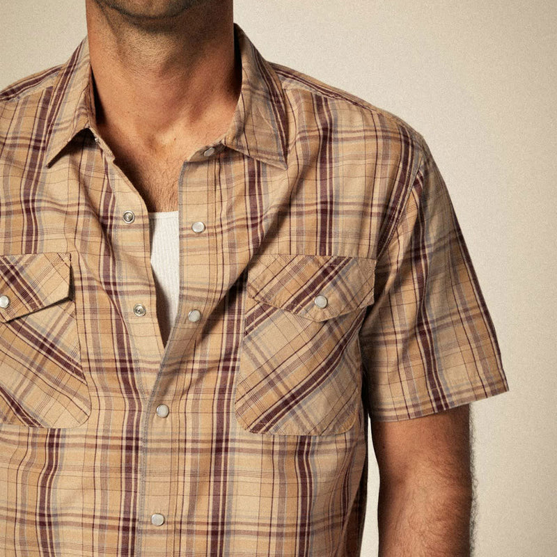 Brixton Wayne Shirt - Western Plaid