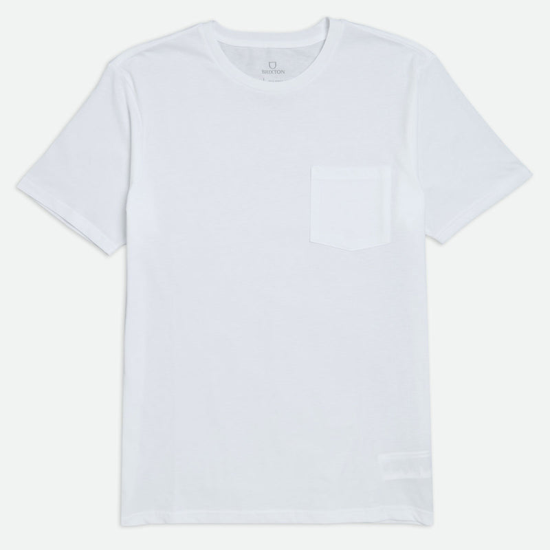 Brixton Premium Cotton Pocket T-Shirt - White