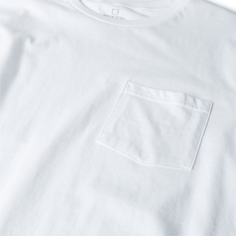 Brixton Premium Cotton Pocket T-Shirt - White
