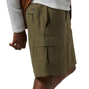 Brixton Shyft Stretch Cargo Shorts - Ivy Green