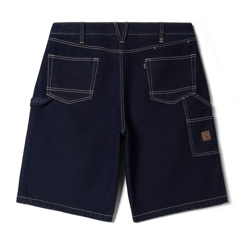 Brixton Builders Carpenter Baggy Shorts - Rinse Denim