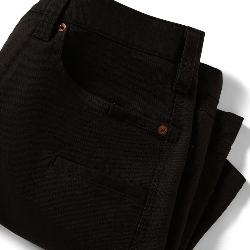 Brixton Builders Carpenter Baggy Shorts - Washed Black