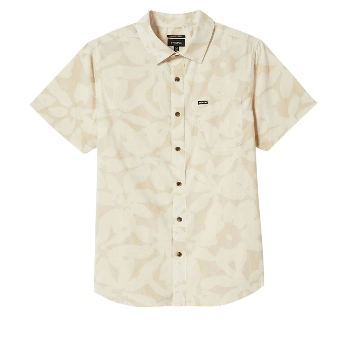 Brixton Charter Print Shirt - Beige/White Cap Floral image 1