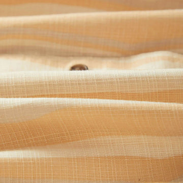 Brixton Cru Slub Shirt - Hazelnut/Painterly Stripe
