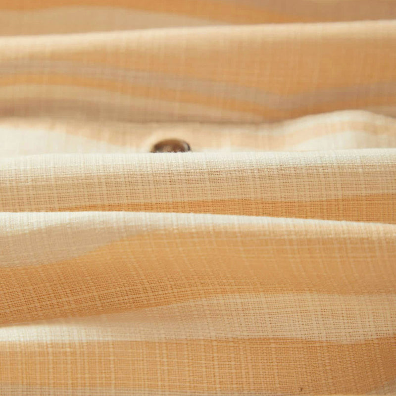 Brixton Cru Slub Shirt - Hazelnut/Painterly Stripe