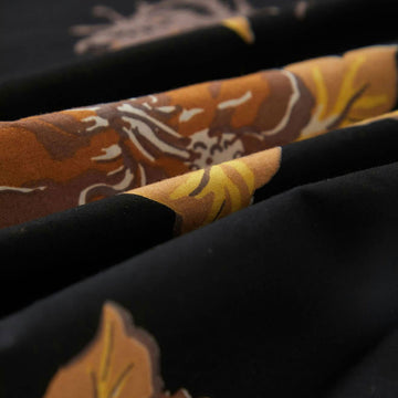Brixton Cru Print Shirt - Washed Black/Charcoal Floral
