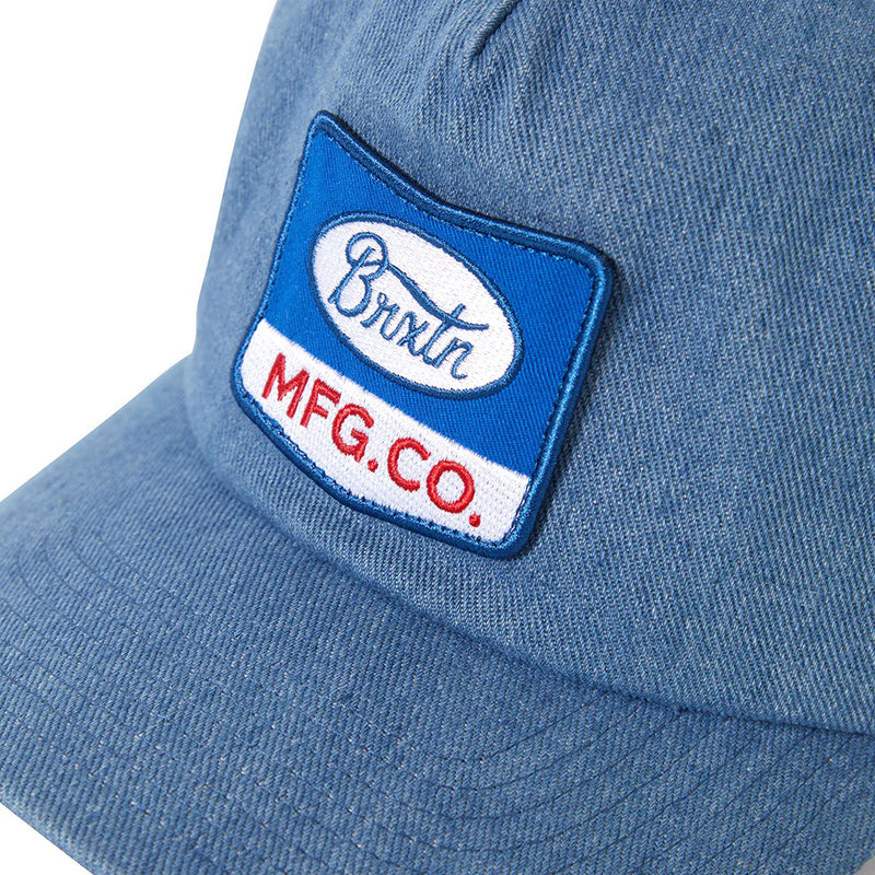 Brixton Phillips Np Mp Trucker Hat - Denim/White