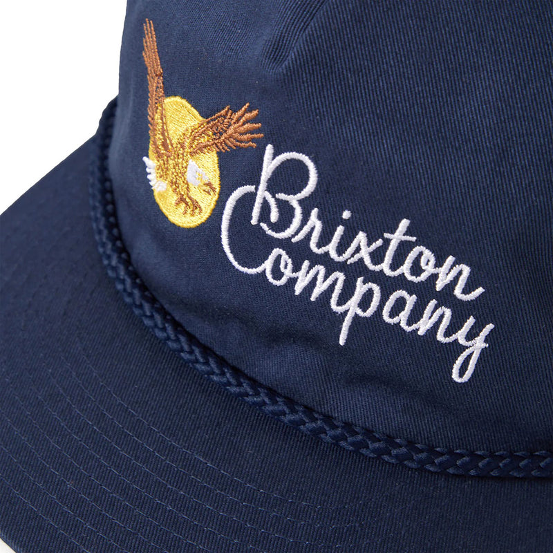 Brixton Soar Hp Snapback Hat - Washed Navy