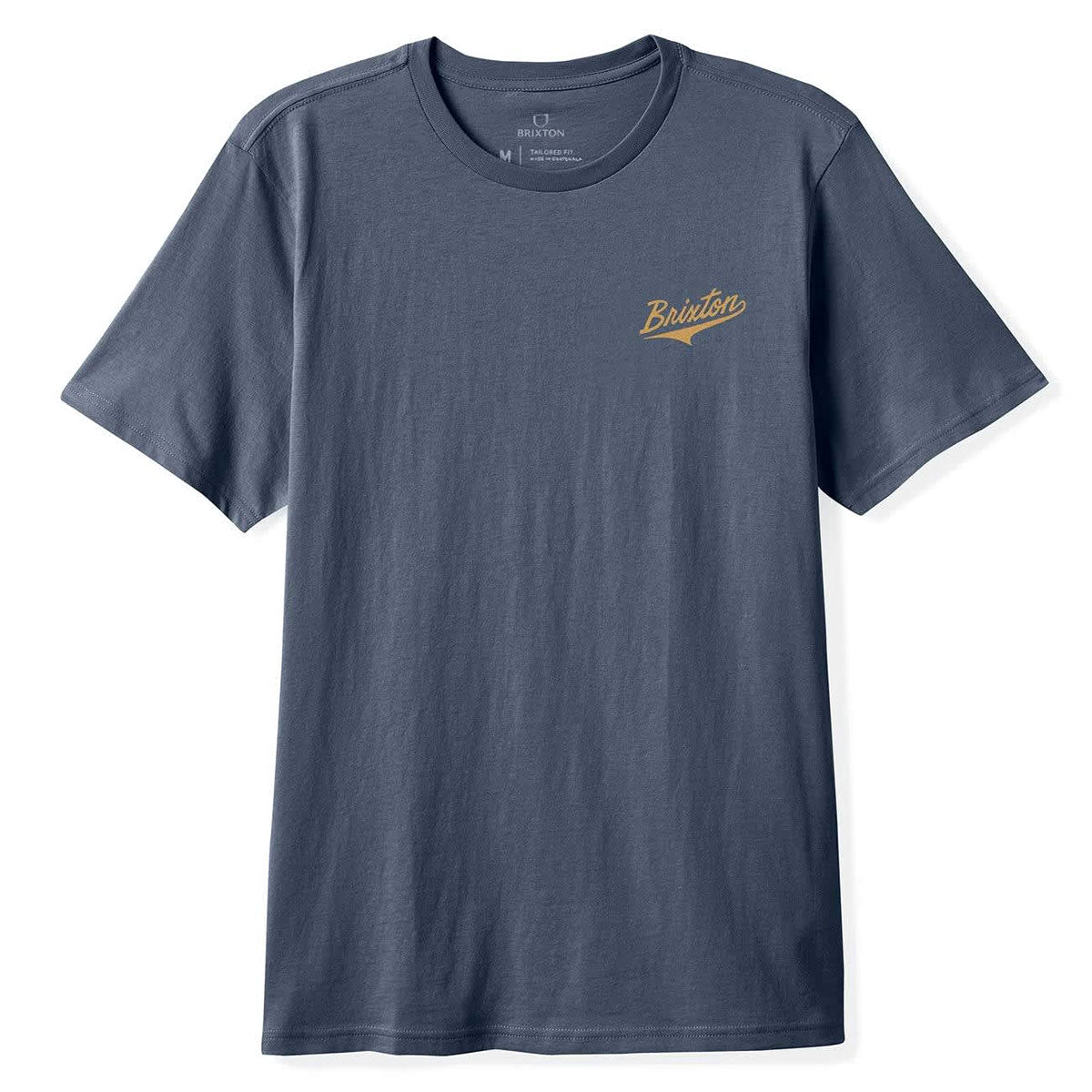 Brixton The League T-Shirt - Washed Navy Worn Wash image 1