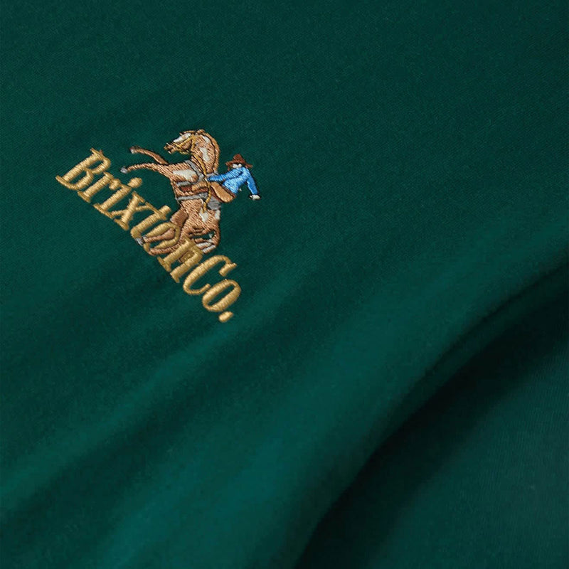 Brixton Inwood T-Shirt - Deep Emerald