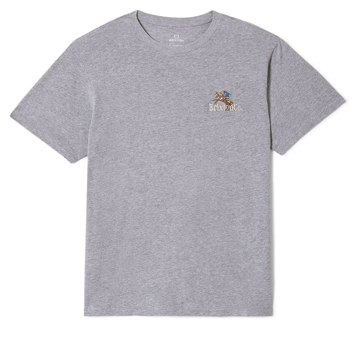 Brixton Inwood T-Shirt - Heather Grey image 1