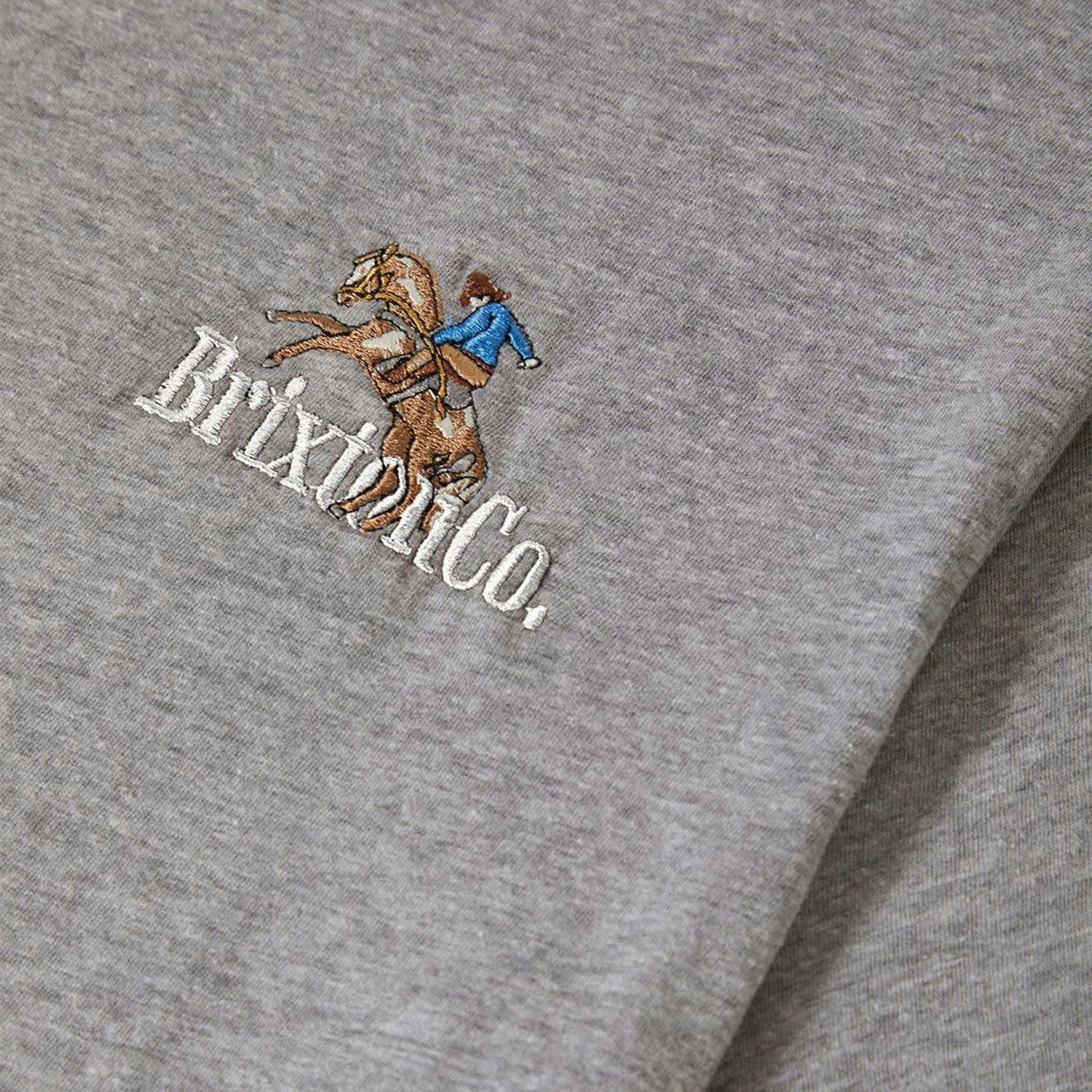 Brixton Inwood T-Shirt - Heather Grey image 2