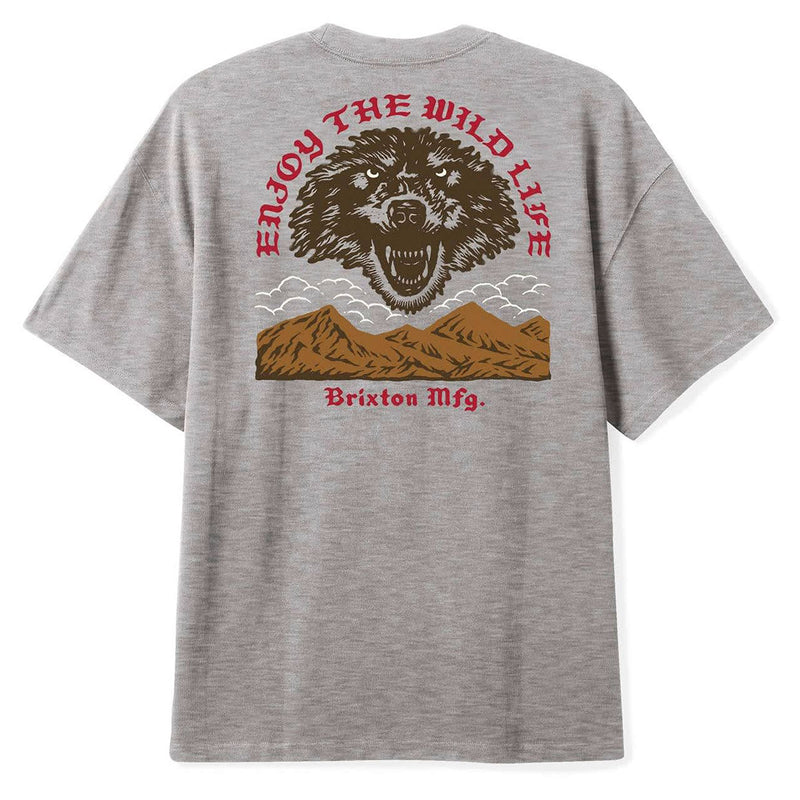 Brixton Mercy T-Shirt - Heather Grey