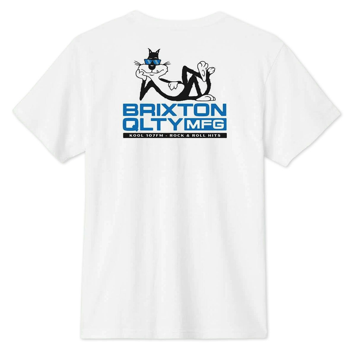 Brixton Cool Cat T-Shirt - White image 1