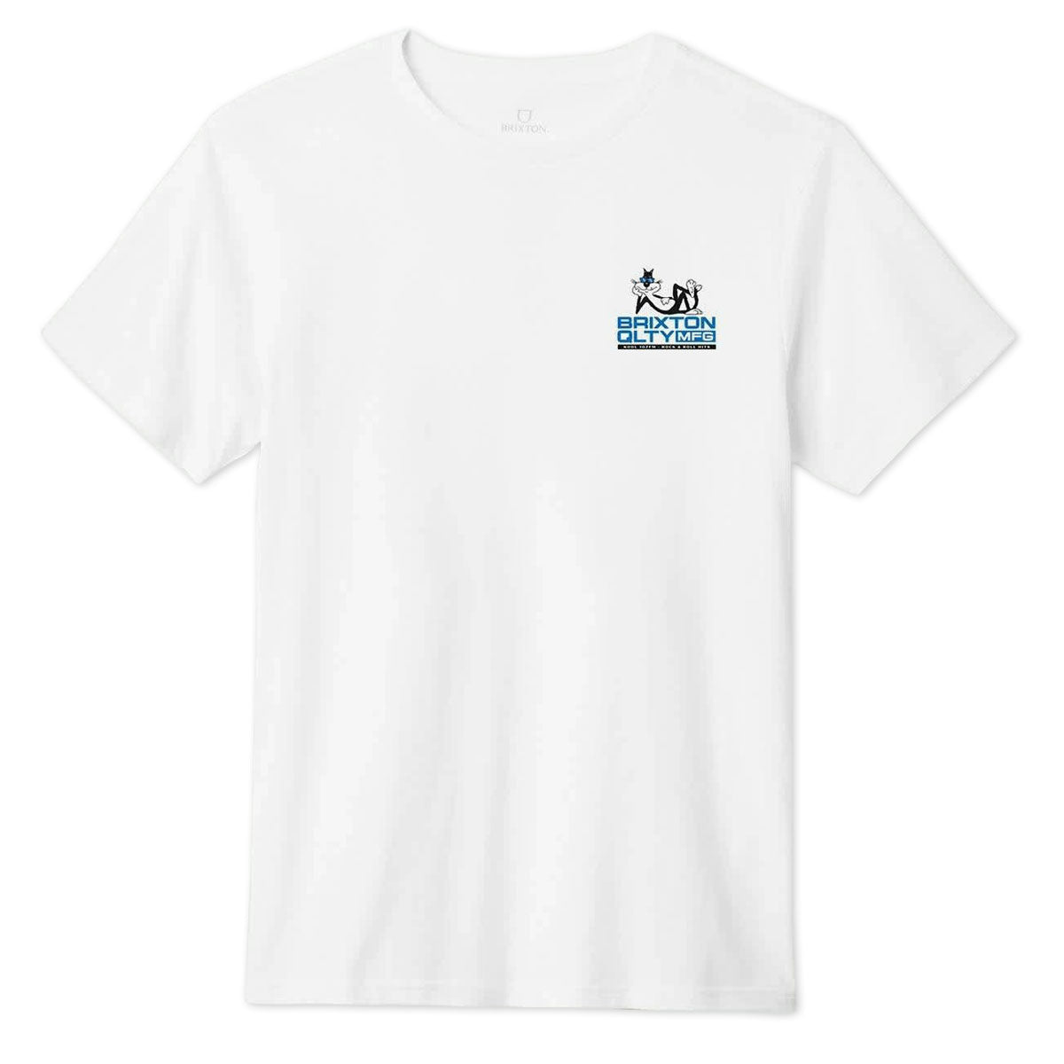 Brixton Cool Cat T-Shirt - White image 2